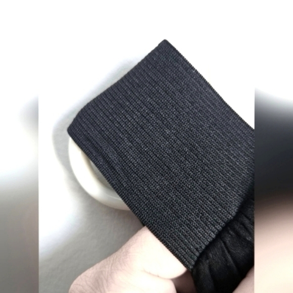 🟢3/$19🟢 Fluxus Bodycon LBD Little Black Dress Cowl Front Size Small - Picture 3 of 5